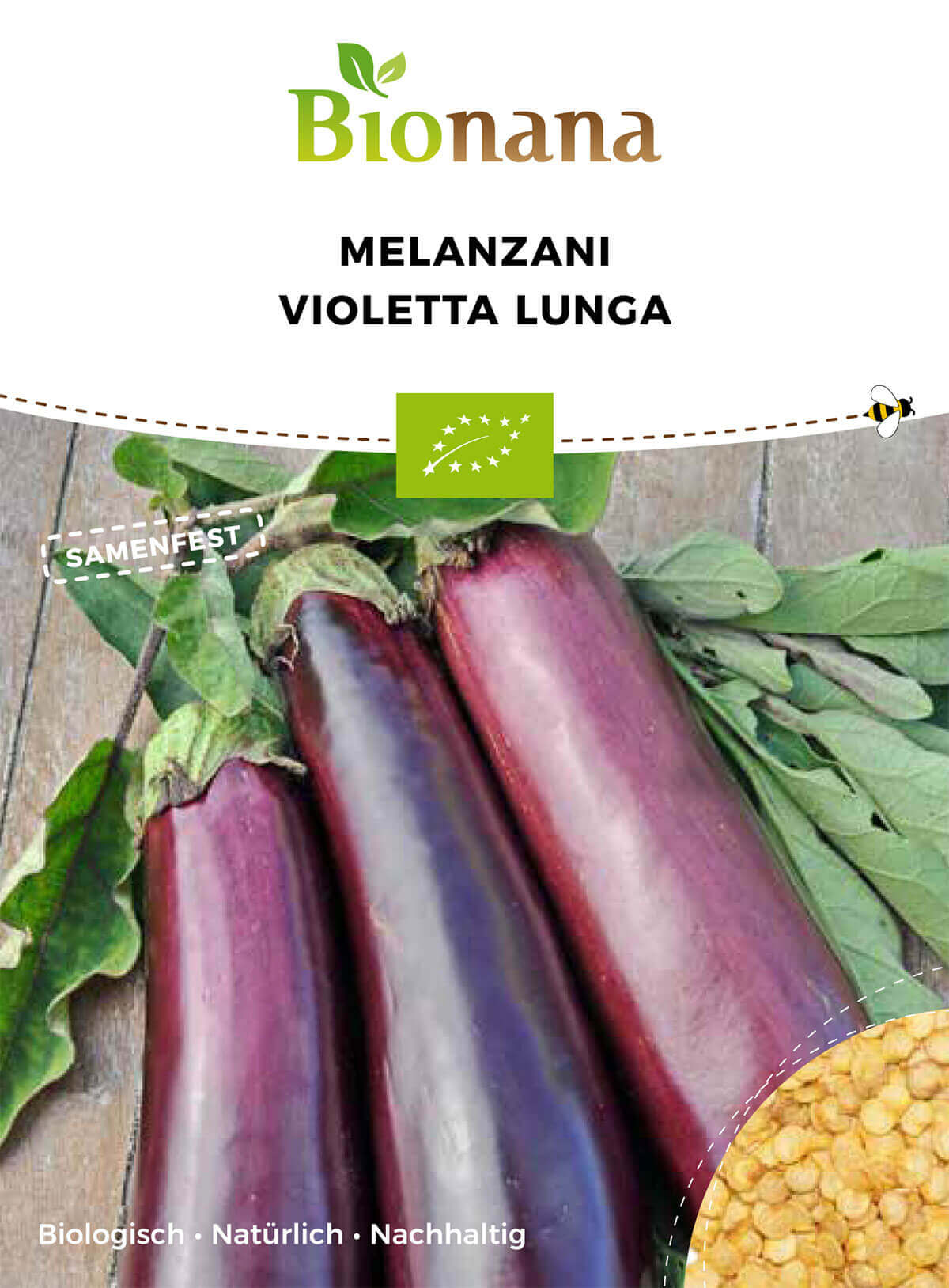 Aubergine VIOLETTA LUNGA 10 frische Samen samenfeste italienische Sorte frühreif